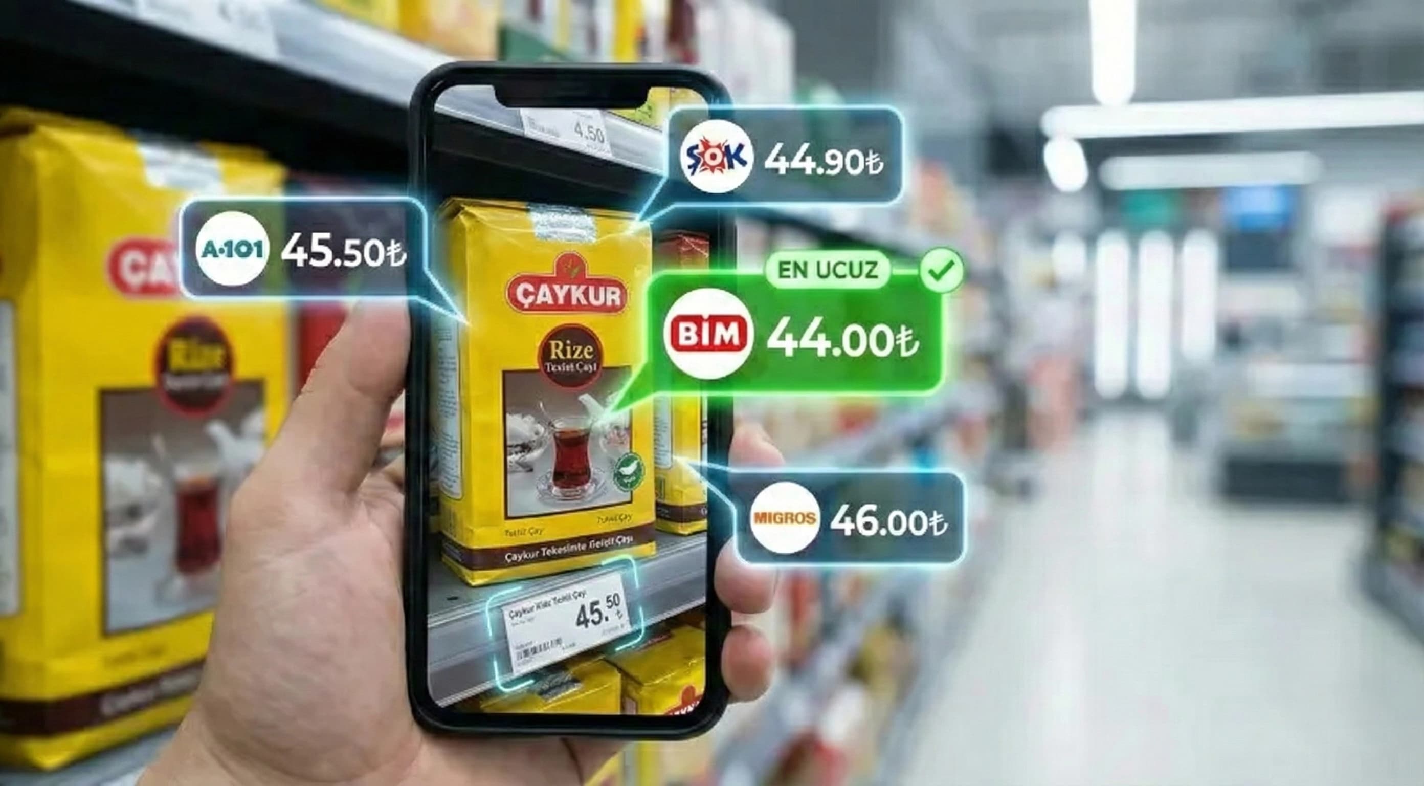 Çek Kıyasla - Market Fiyat Karşılaştırma Uygulaması